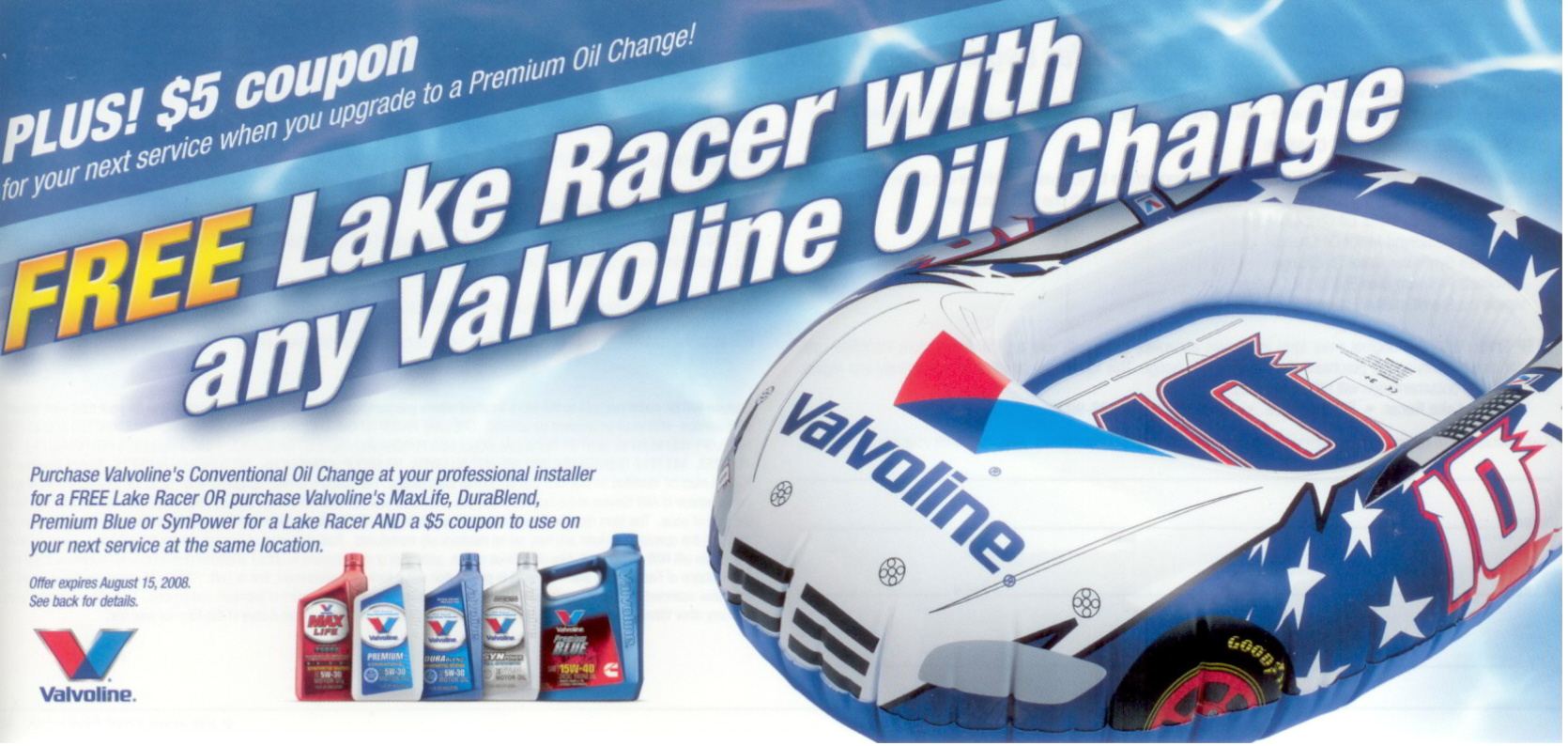 Valvoline Lake Racer